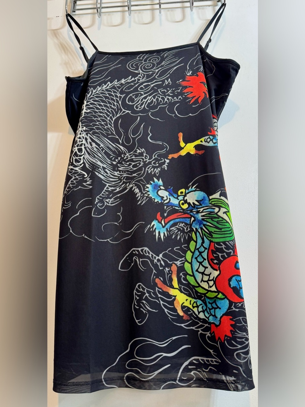 Vintage Ed Hardy Mesh Slip Dress 1X